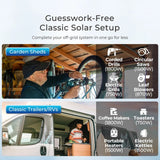 Complete RV Solar Kit 400W 12V | Optional 2.4kWh Deep-Cycle AGM / LiFePO4 Batteries