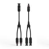 Solar Connectors Y Branch Parallel Adapter Cable MMF+FFM Pair