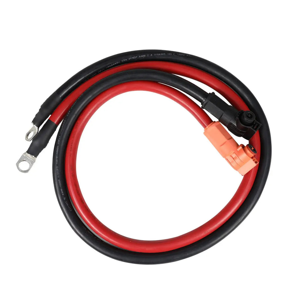 5Ft 4/0AWG AURA Battery to Hybrid Inverter Cable