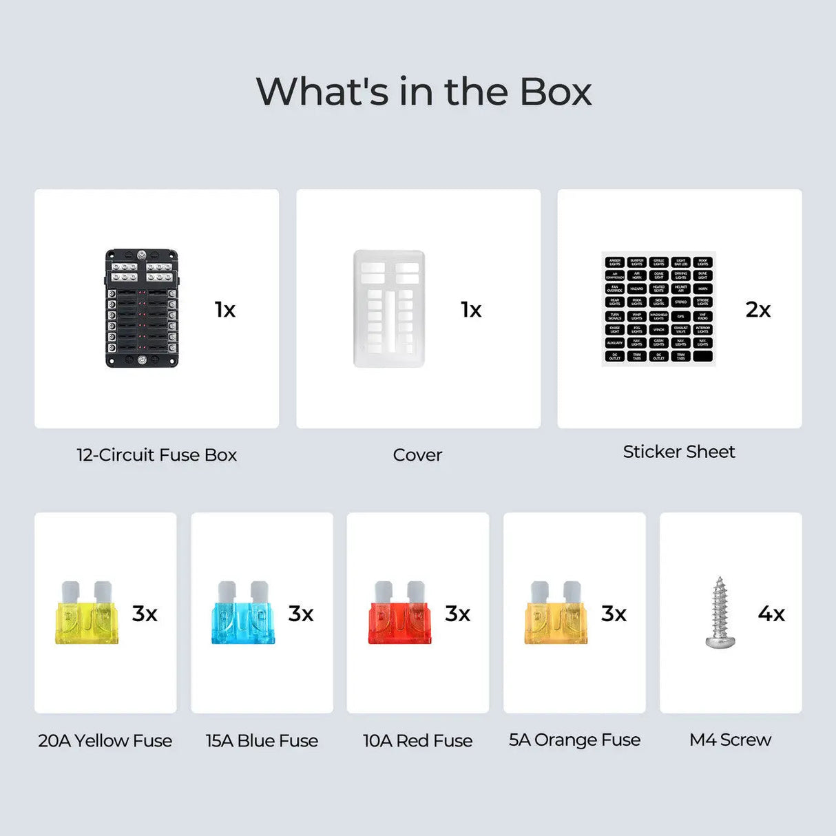 12 Way Fuse Box
